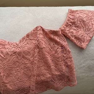 * S O L D * Off the Shoulder Crop Top